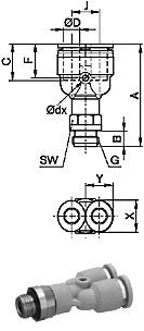 Y -    G1/4 - 4