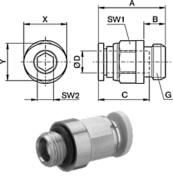   G3/8 - 6