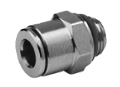 Прямое нержавеющее соединение G3/8 - ф10