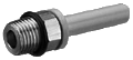 Винтовое быстроразъемное соединение G3/8 - Ф12